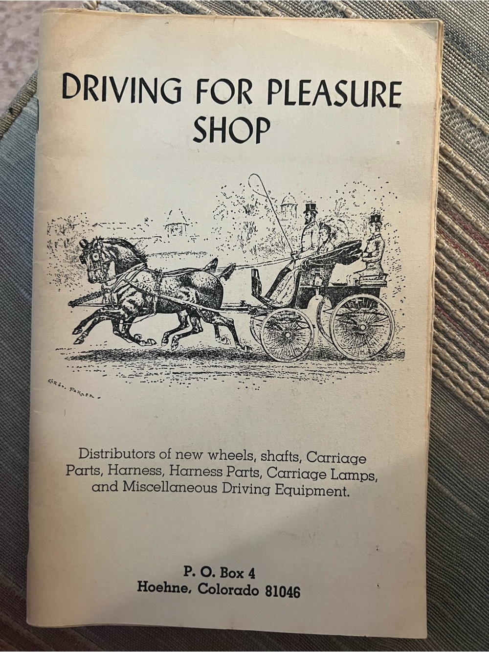 Vintage 'Driving for Pleasure Shop' Illustrated Booklet -